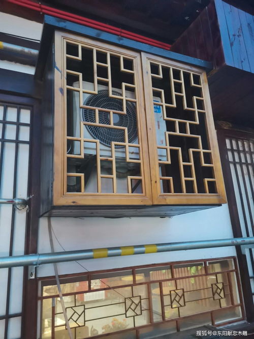 木质仿古门窗花格户外使用 献忠木雕